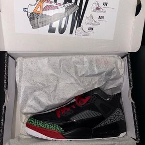 Jordan spizike low black/varsity red